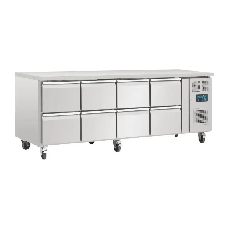 Prix Cassé Table réfrigérée GN 1/1 ventilée 8 tiroirs Polar Série U