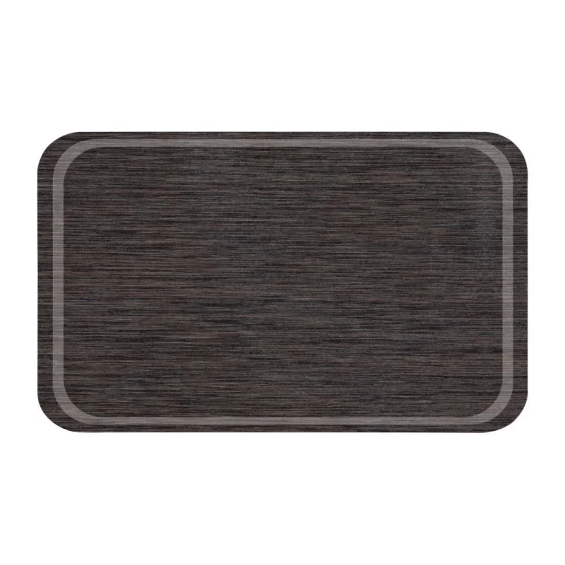 Bon Marché Plateau rond en mélamine Roltex GN1/1 antidérapant 530x325mm wengé