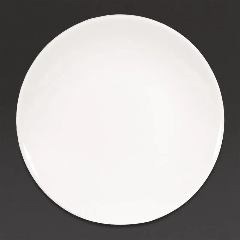 Assiettes creuses blanches Churchill Profile 255mm (lot de 12) Soldes