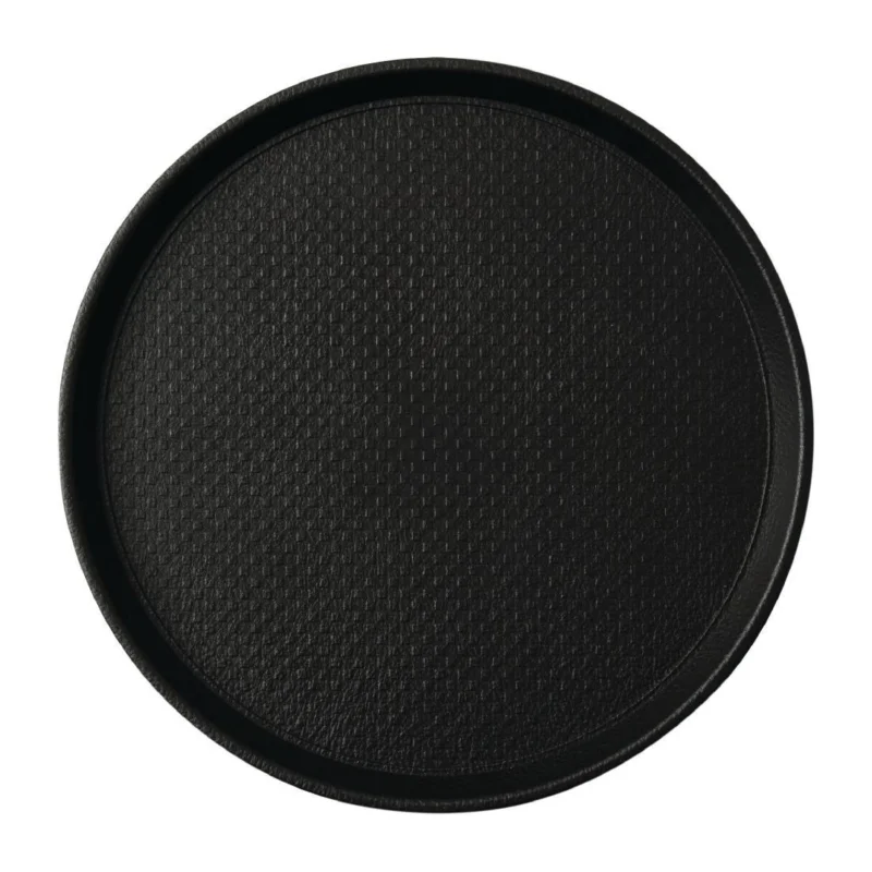 Plateau antidérapant Roltex Blackline rond 310mm noir Quantité Limitée
