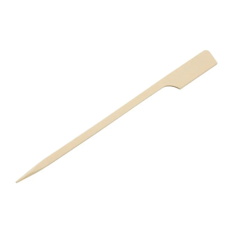 Jusqu’à Épuisement Des Stocks Brochettes biodégradables en bambou Fiesta Compostable 120mm (Lot de 100)