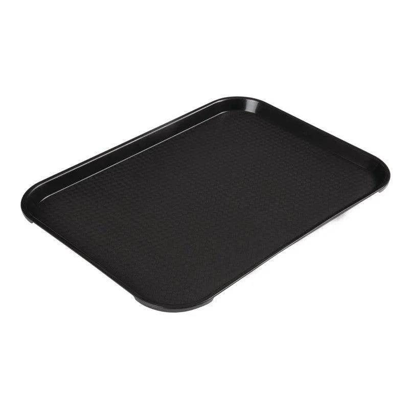 Top Vente Plateau en polypropylène Fast Food Cambro noir 410 mm