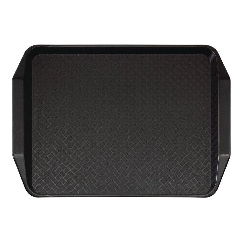 Plateau rectangulaire avec poignées en polypropylène Fast Food Cambro noir 43 cm Promotion Saisonnière