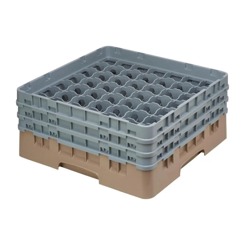 Produit De Marque Casier à verres 49 compartiments Camrack Cambro beige hauteur max 174mm