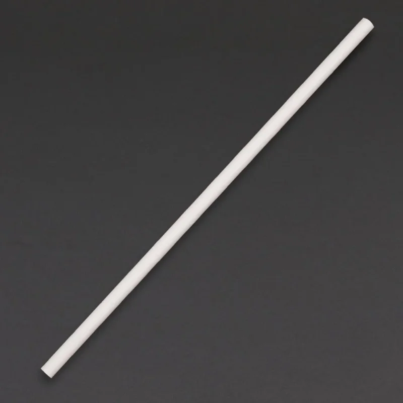Offre Exclusive Pailles en papier compostables Fiesta Compostable blanches