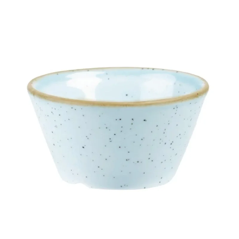 Jusqu’à Épuisement Des Stocks Pots à sauce Churchill Stonecast X Squared Duck Egg Blue 88ml (Lot de 12)