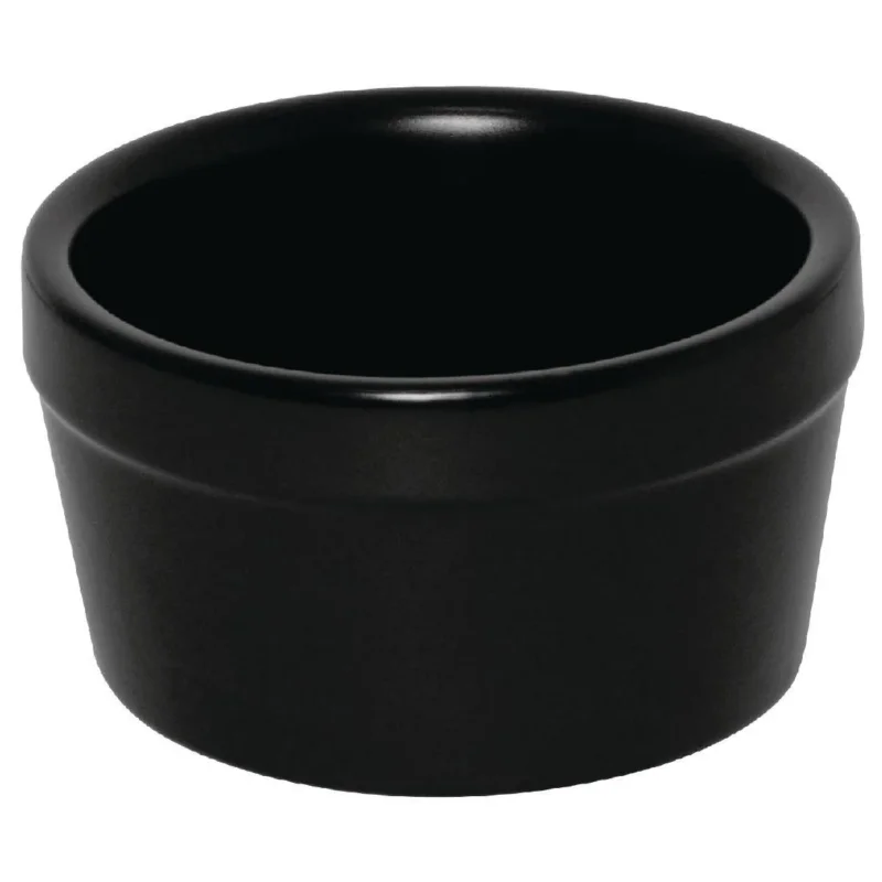 Seulement Aujourd’hui Ramequins noirs 95mm Olympia (Lot de 6)
