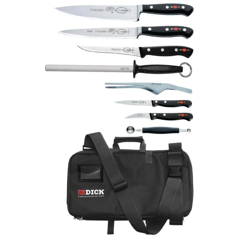 Ensemble de 8 couteaux Dick avec étui Livraison Express