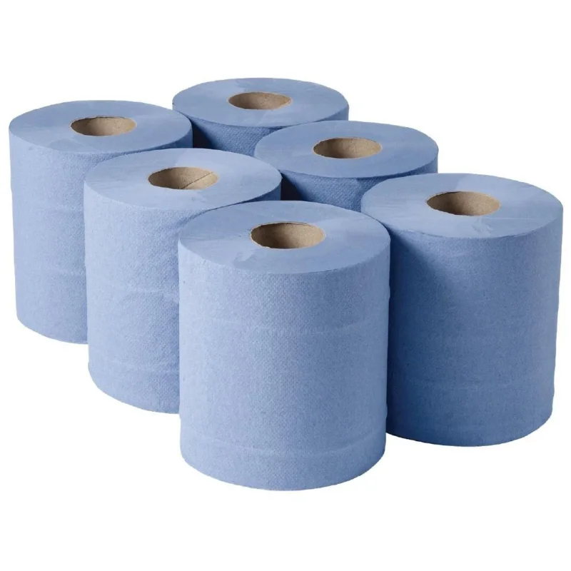 Bobines bleues 2 plis à dévidage central Jantex 120m (lot de 6) Offre Exclusive