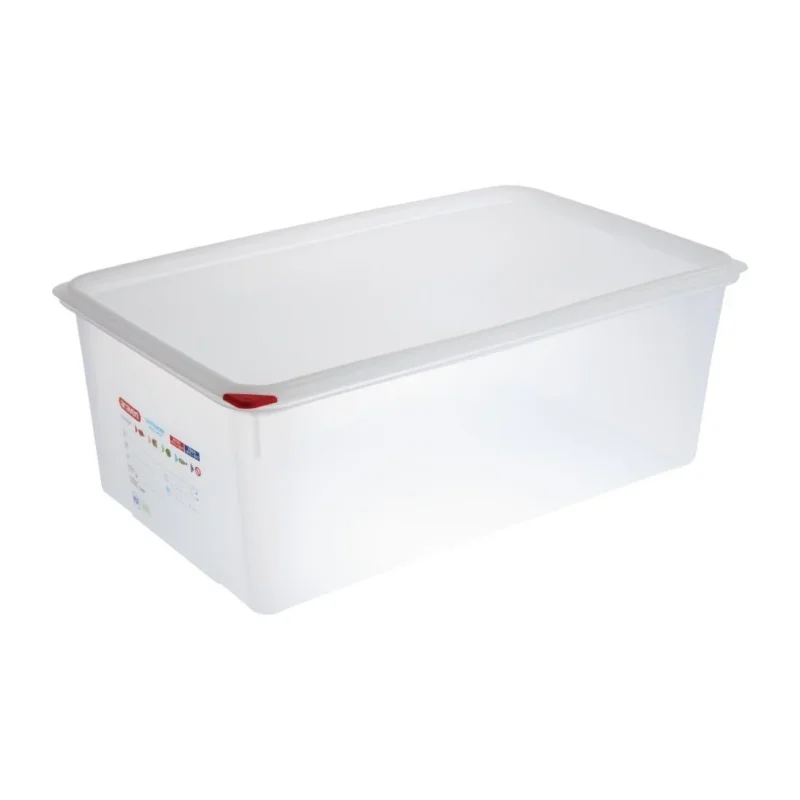 Boîtes alimentaires en polypropylène Araven GN 1/1 27,5L (lot de 4) Populaire