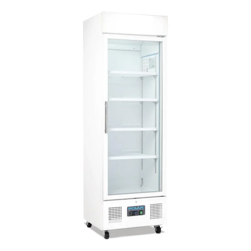 Vitrine réfrigérée positive blanche Polar Série G 336L Bon Plan