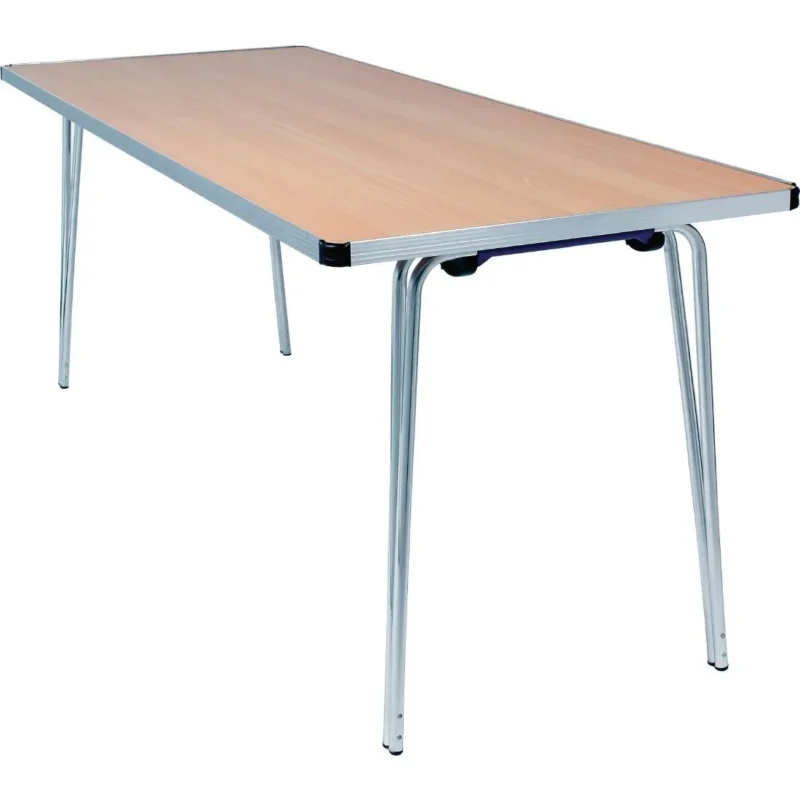 Populaire Table pliante effet hêtre Contour Gopak 1830mm