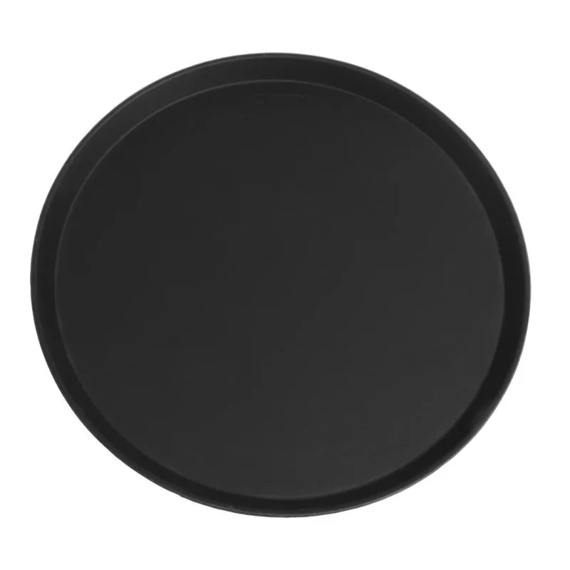 Plateau de service rond fibre de verre antidérapant Camtread Cambro noir 40,5 cm Acheter Direct