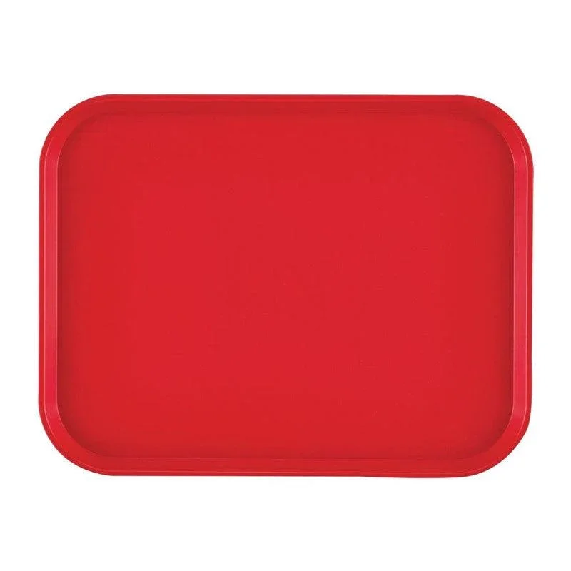 Top Vente Plateau en polypropylène Fast Food Cambro rouge 410 mm