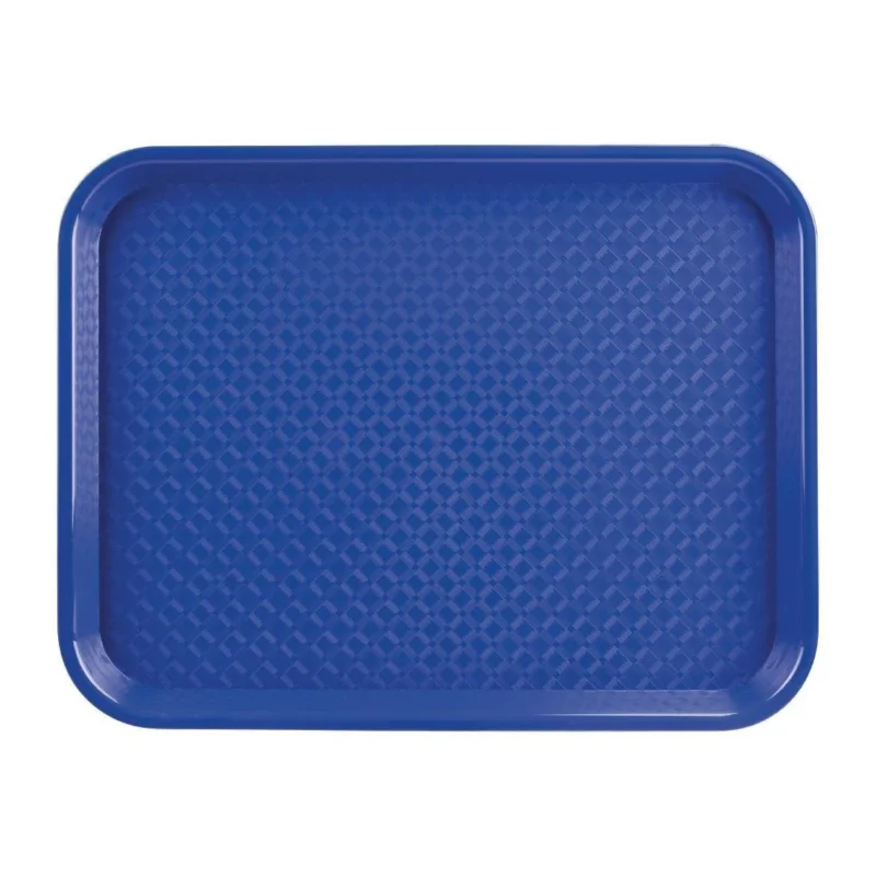 Plateau fast food en plastique Olympia Kristallon bleu Nouveauté