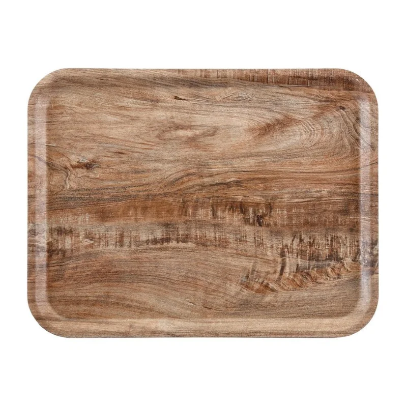Plateau stratifié surface grainée Madeira Cambro olivier clair 46 cm Paiement Sécurisé