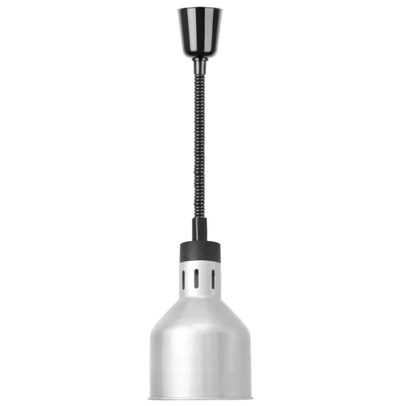 Lampe chauffante rétractable Buffalo finition métal brossé Authentique