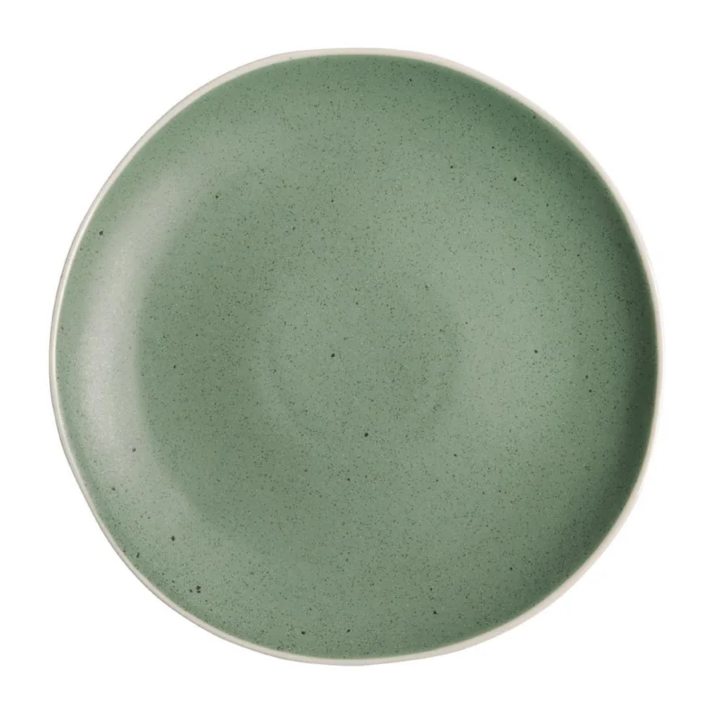 Assiettes plates vertes Chia Olympia 27 cm (x6) Jusqu’à Épuisement Des Stocks