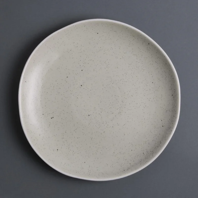 Assiettes plates sable Chia Olympia 27 cm (x6) Livraison Express