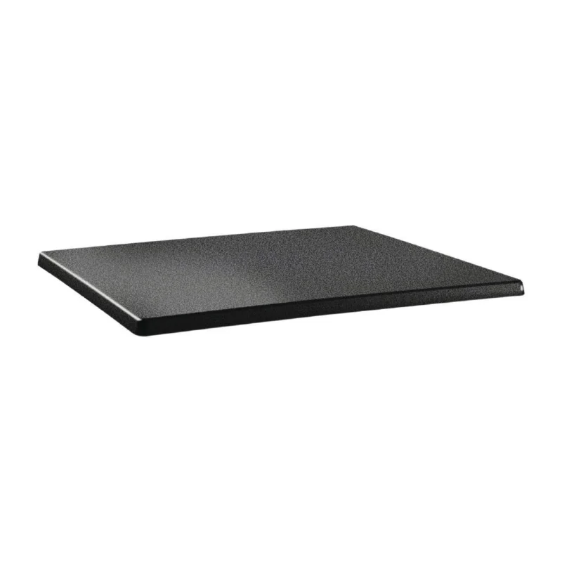 Offre Du Jour Plateau de table rectangulaire Topalit Classic Line 120x80cm anthracite