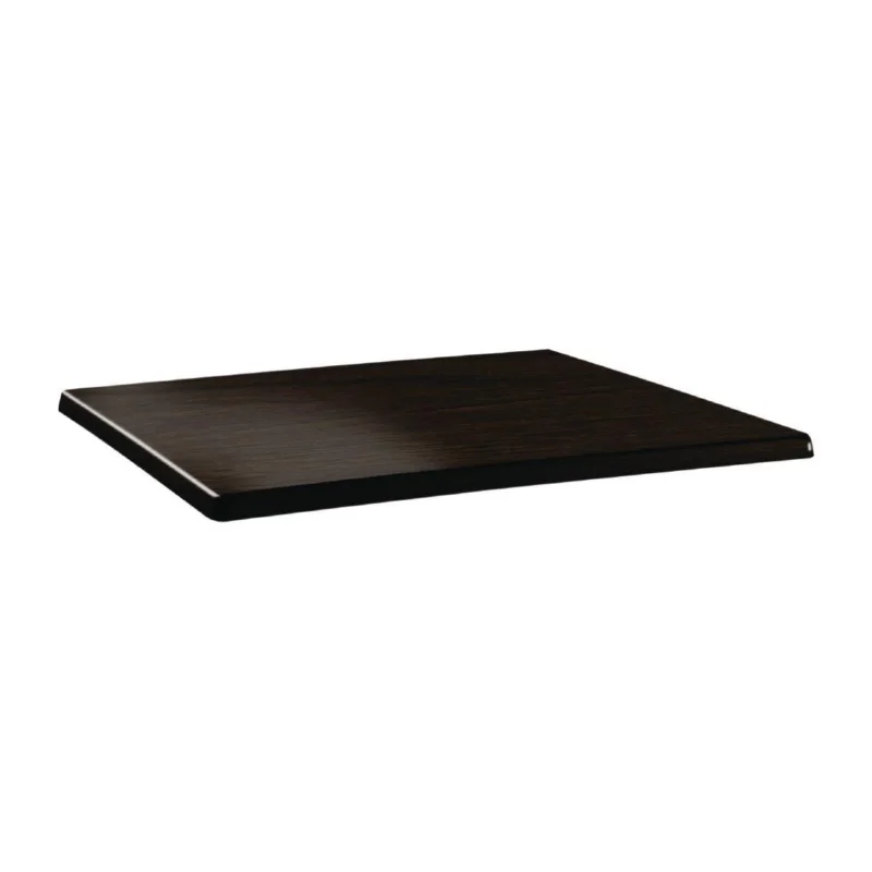 Plateau de table rectangulaire Topalit Classic Line 120x80cm wengé Produit De Marque