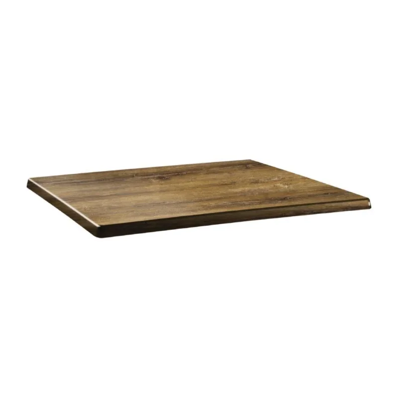 Plateau de table rectangulaire Topalit Classic Line 120x80cm atacama cherry Commander Vite