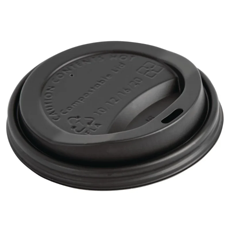 Promotion Couvercles gobelets boissons chaudes CPLA compostables Fiesta Compostable 340 ml (lot de 1000)