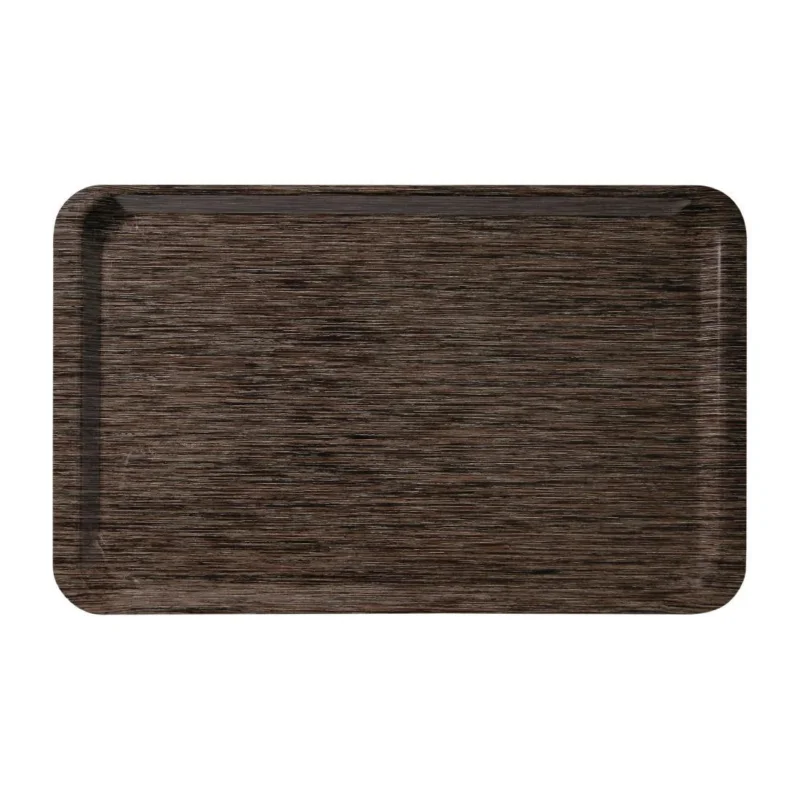 Plateau de service en mélamine Roltex GN1/1 530x325mm wengé Livraison Express