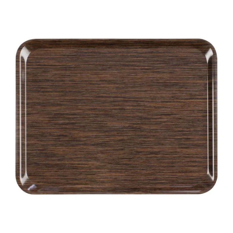 Bon Plan Plateau de service en mélamine Roltex Self 46x36cm wengé