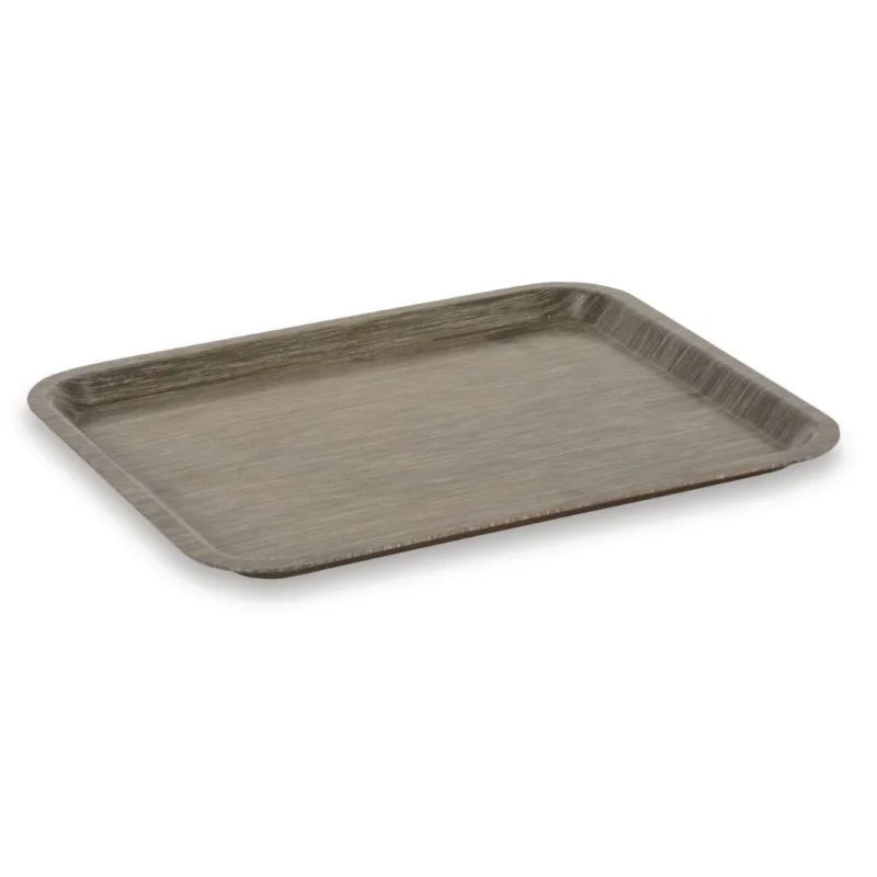 Satisfait Ou Remboursé Plateau de service en mélamine Roltex 265x325mm wengé