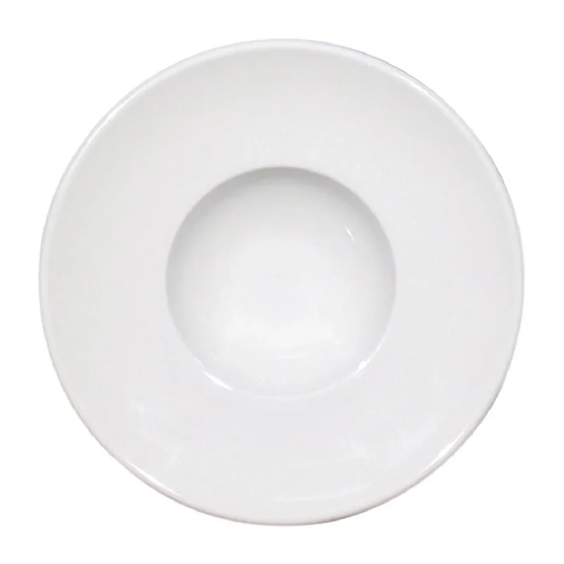 Assiettes creuses bord large Saturnia Napoli 150mm (lot de 10) Commander Vite