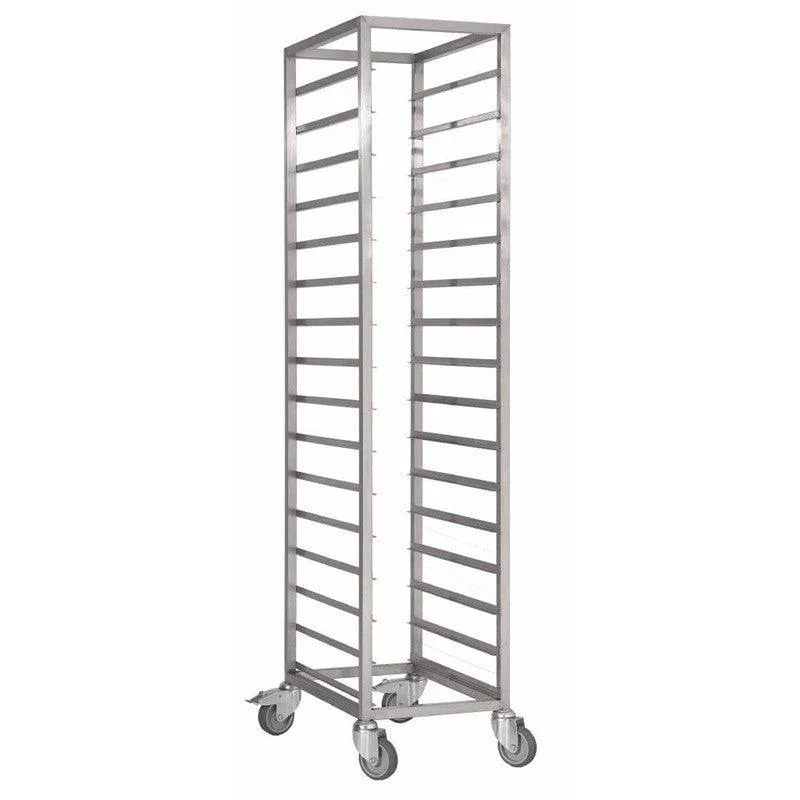 Chariot à glissières inox Gastro M 600x400mm 18 niveaux Offre Limitée