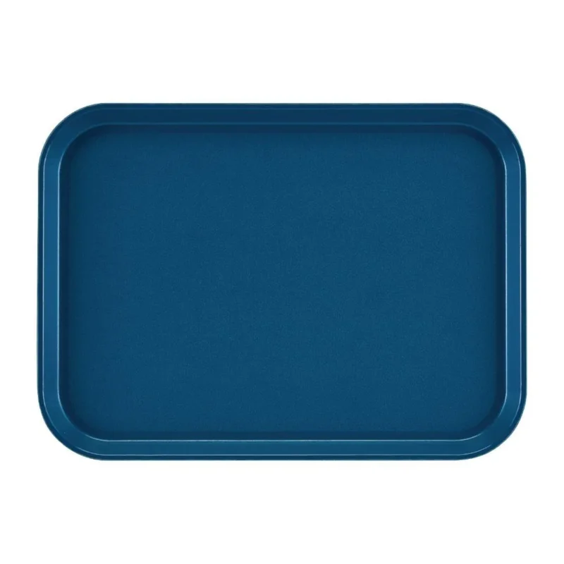 Plateau rectangulaire antidérapant en fibre de verre Cambro EpicTread bleu 350 mm Usine Directe