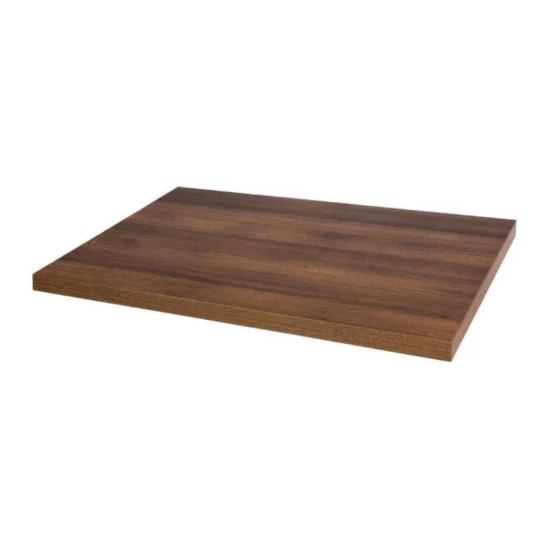Plateau de table rectangulaire pré-percé Bolero chêne rustique 700mm Dernier Modèle