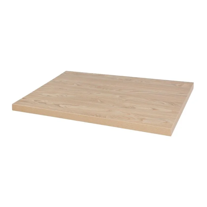Certifié Plateau de table rectangulaire pré-percé Bolero naturel antique 700mm
