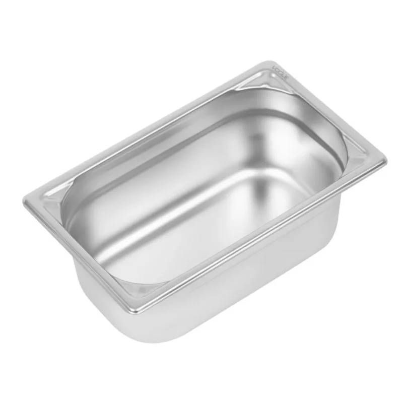 Bac inox 18/10 GN 1/4 Vogue 100mm Réduction
