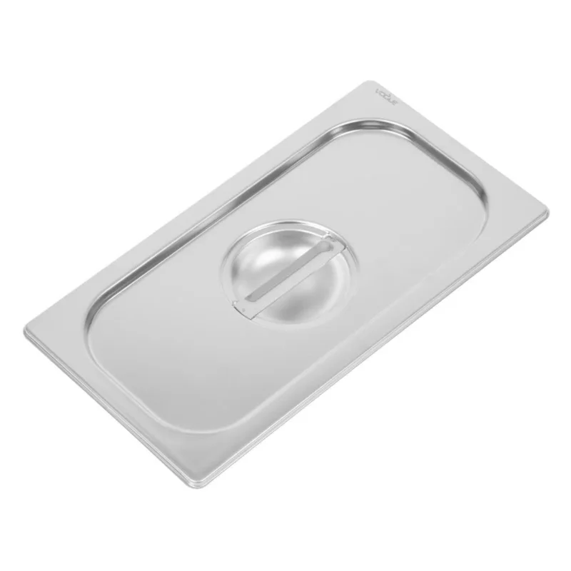 Dernier Modèle Couvercle inox 18/10 professionnel Vogue GN 1/3