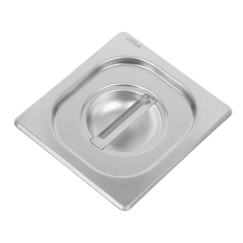 Couvercle inox 18/10 professionnel Vogue GN 1/6 Bon Marché