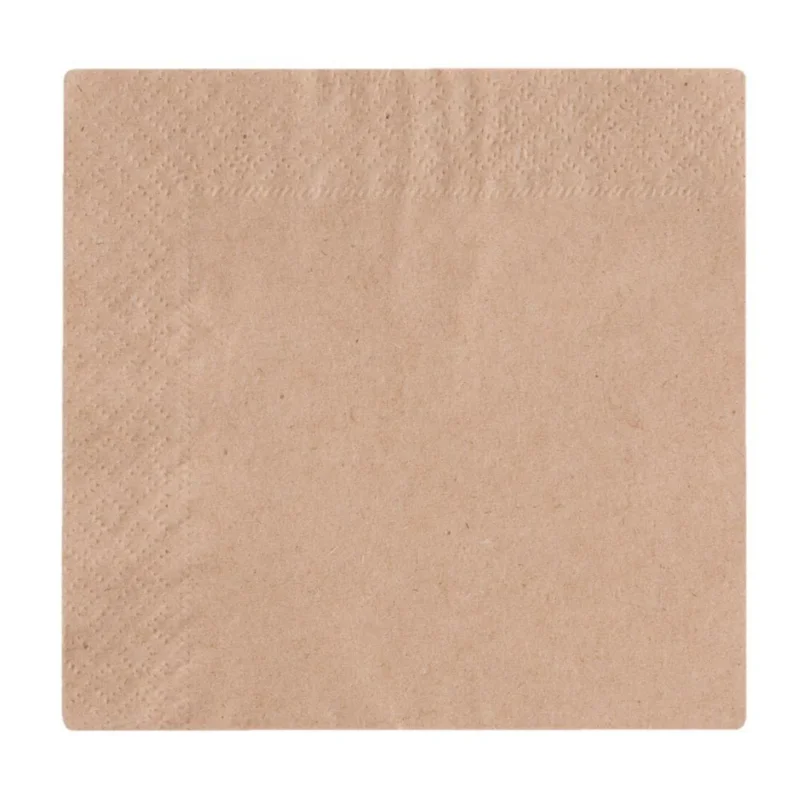 Serviettes cocktail 2 plis compostables Vegware 24cm (Lot de 4000) Commander Maintenant