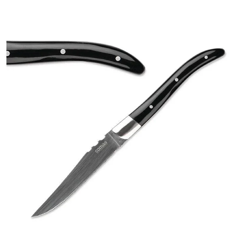 Couteaux à steak ACR noir Comas 22,5 cm (x6) Produit De Marque