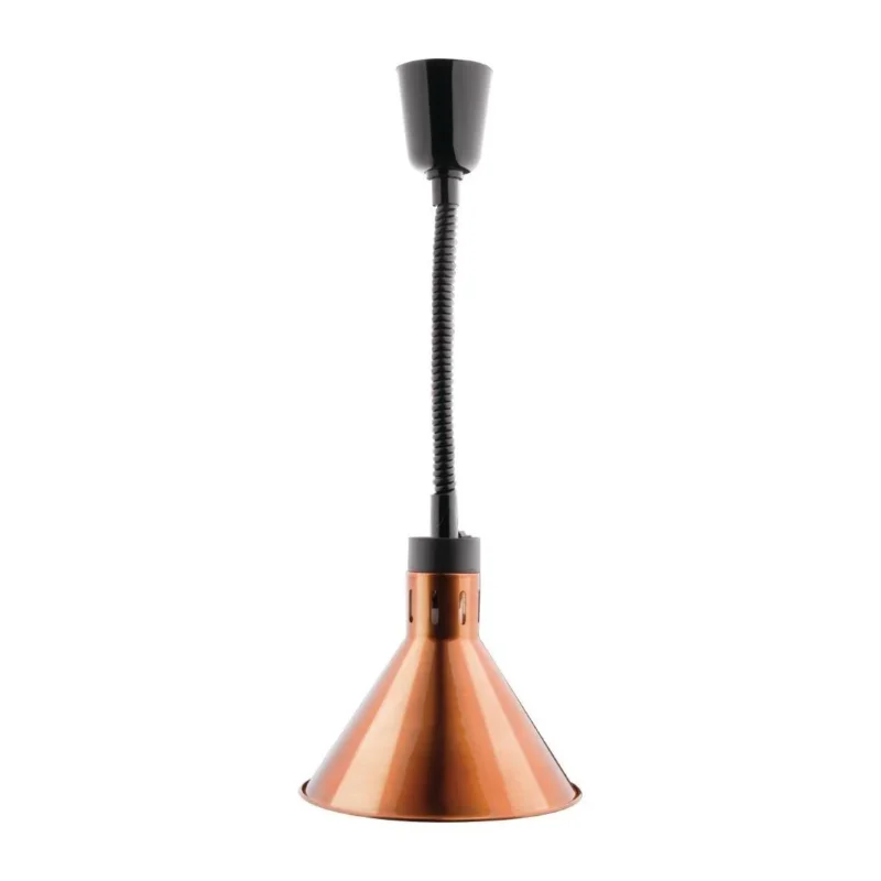 Lampe chauffante conique rétractable Buffalo finition cuivre Solde