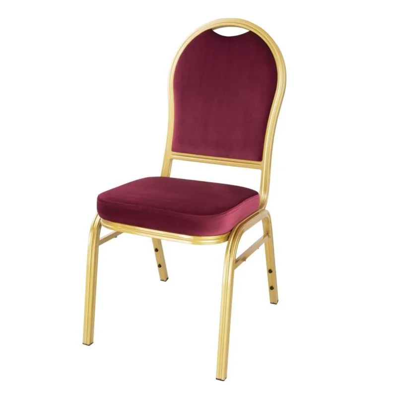 Nouvel Arrivage Chaises de banquet bordeaux Bolero Regal (lot de 4)