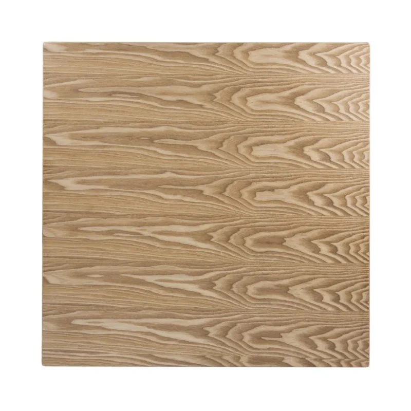 Meilleur Choix Plateau de table carré pré-percé coloris frêne naturel Bolero 700mm