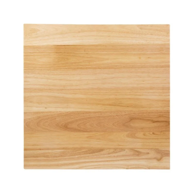 Paiement Sécurisé Plateau de table carré pré-percé coloris bois naturel Bolero 700mm