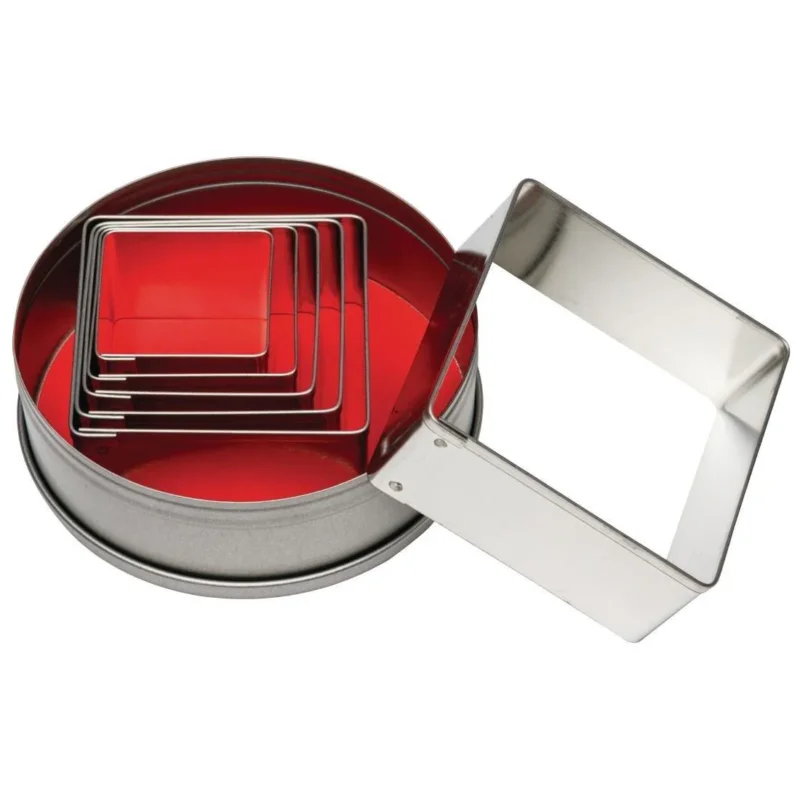 Lot de 6 emporte-pièces carrés Vogue Authentique