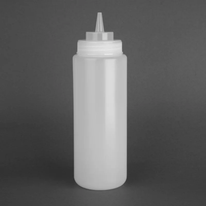 Jusqu’à Épuisement Des Stocks Distributeur de sauce à col large Vogue 909ml transparent