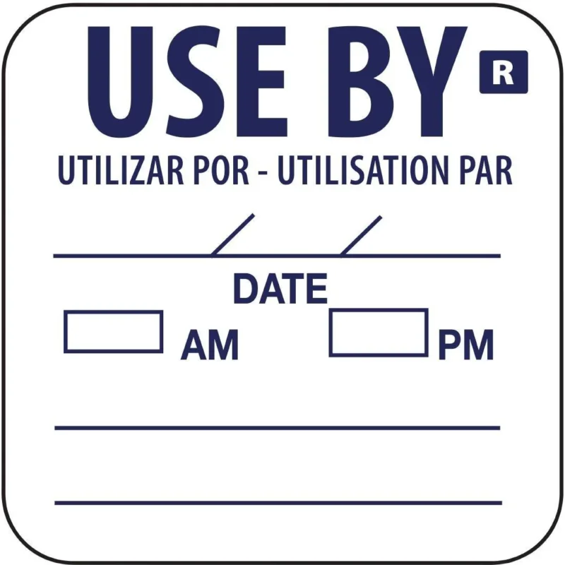 Bon Plan Etiquettes Hygiplas a utiliser avant le (Lot de 1000)
