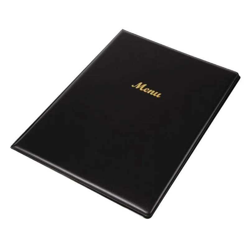 Offre Limitée Protège-menus en PVC Olympia A4 noir