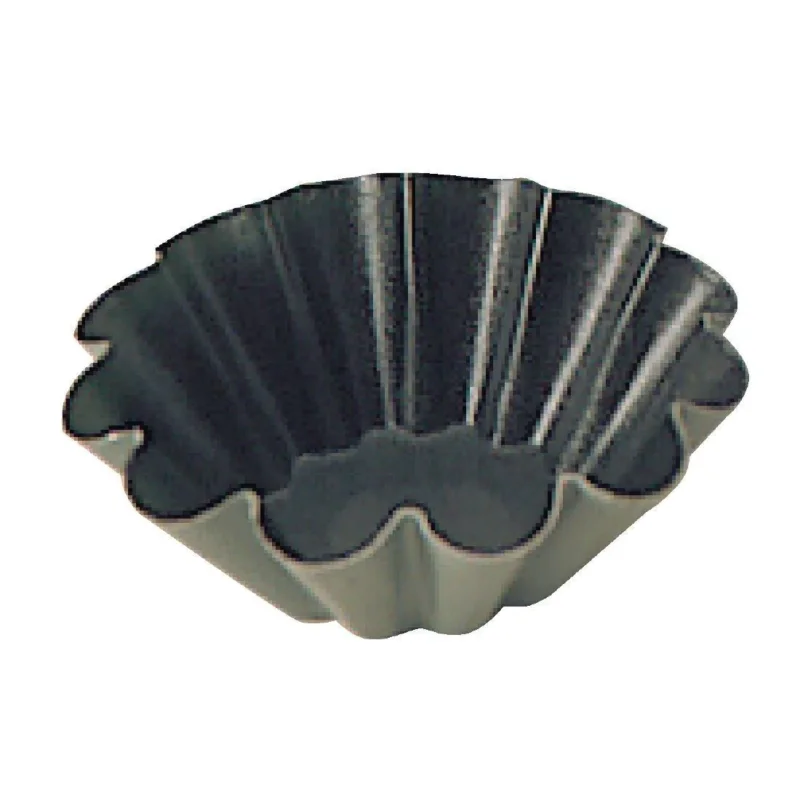 Bon Plan Moules à mini brioche antiadhésifs 75mm Matfer Bourgeat (lot de 12)