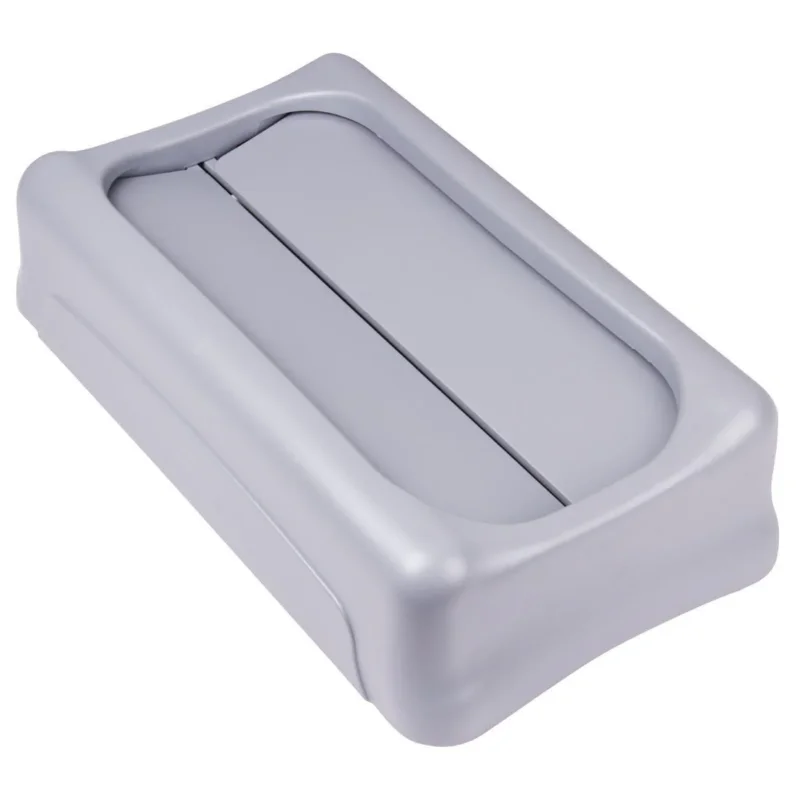 Couvercle basculant gris pour déchets divers Rubbermaid Nouvelle Collection